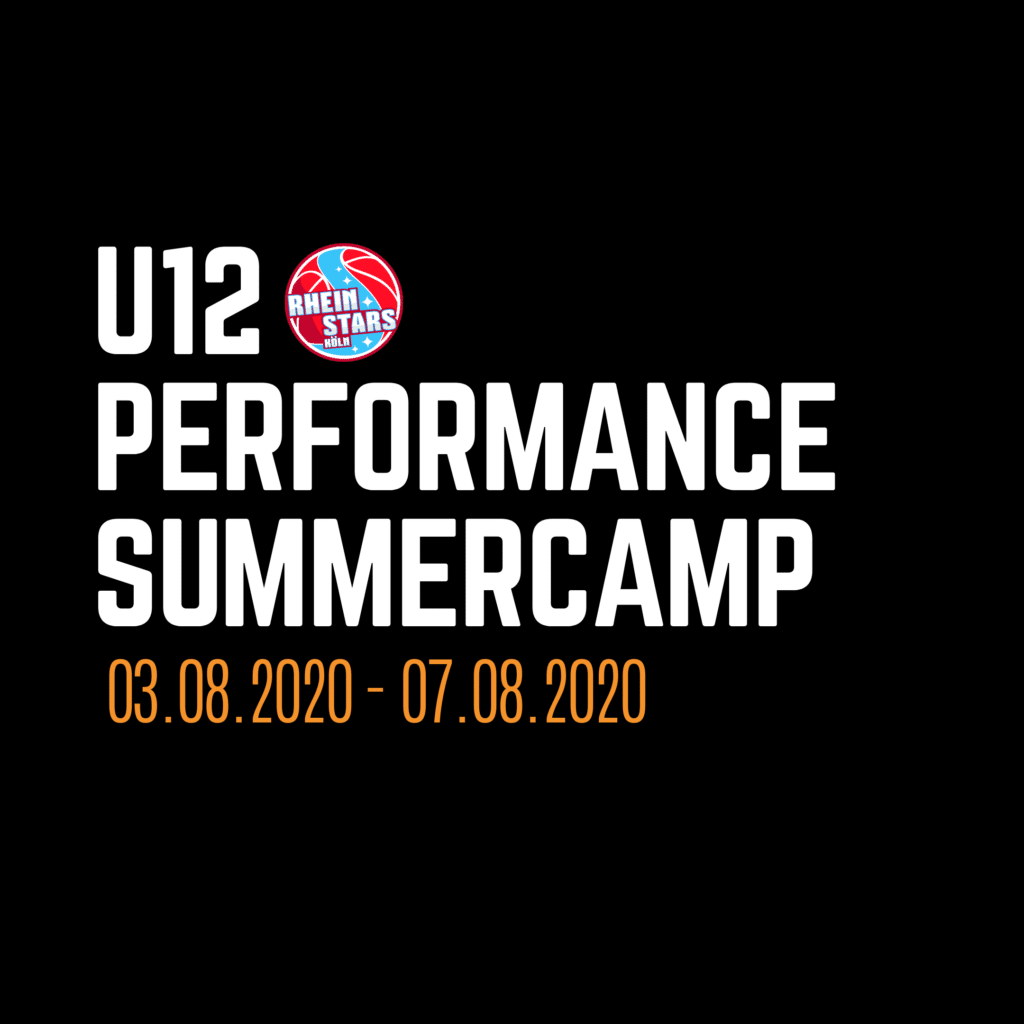 U12 Performance Summercamp der RheinStars Köln vom 03.08.2020 bis 07.08.2020.